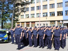 W Radomiu zawyły policyjne syreny. Funkcjonariusze oddali hołd zmarłemu koledze