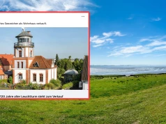 120-letnia latarnia morska w Niemczech wystawiona na sprzedaż. Cena zwala z nóg