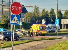 Potrącenie dziecka na rowerze w Tychach. Chłopiec trafił do szpitala