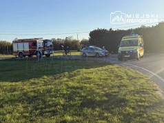 Rowerzystka zderzyła się z Volvo. Przez 30 minut trwała reanimacja