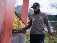 Himalaje. Nepal. Andrzej Bargiel po pierwszej aklimatyzacji