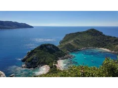 Porto Timoni na Korfu – szlak z Afionas, parking i punkt widokowy