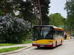 Warszawskie autobusy trafiły do Ukrainy. Pięć Solarisów pojechało do Drohobycza