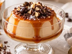 Kawowa panna cotta z solonym karmelem z przepisu Karoliny Stolarskiej-Bigos
