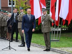 Prezydent spotkał się ze studentami Wyższej Szkoły Straży Granicznej w Koszalinie