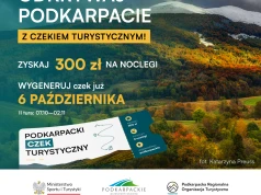 300 zł na wypoczynek na Podkarpaciu. 6 października rusza II tura czeków turystycznych