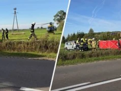 Wypadek na Podlasiu. Lądował śmigłowiec LPR, 72-latek nie przeżył