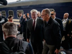 Merz w Kijowie ogłosił pomoc dla Ukrainy. W tle wyły syreny