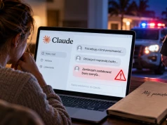 Kobieta traktowała Claude’a jak pamiętnik. Chatbot wykrył groźbę i sprawa trafiła na policję
