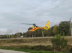 Dramat w Pomiechówku. Dziecko poparzone gorącym płynem, lądował śmigłowiec LPR