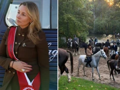 Plejada gwiazd na Hubertusie u Ferenstein-Kraśko. Przeprawa przez Krutynię skończyła się kąpielą!
