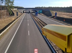 70 km na godz. na autostradzie A2. Kierowców przypilnuje gigantyczny odcinkowy pomiar prędkości