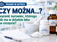 Czy można wycenić surowiec, którego nie ma w składzie leku na recepcie?