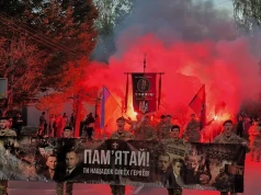 Dzień Obrońców Ukrainy. Oficjalne obchody połączone z czczeniem nazistów