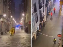 "Zalała nas potężna fala". Bilbao pod wodą po ulewie
