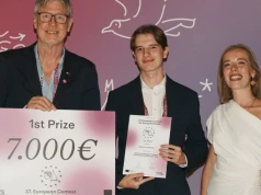 Młody matematyk z Piotrkowa na podium w Europie! Kazimierz Chomicz wygrał prestiżowy konkurs EUCYS
