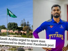 Arabia Saudyjska jest proszona, żeby odwołała karę śmie*ci za wpis na Facebooku