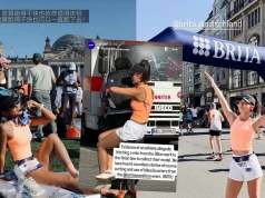 Influencerka została przyłapana na jeździe rowerem podczas maratonu, tłumaczy, że źle się czuła