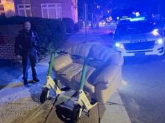 Ruszyli w miasto, nie wstając z kanapy. Policjanci w szoku