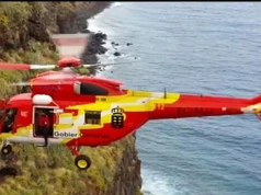 Wypadek w rejonie Roque Nublo na Gran Canarii. Akcja ratunkowa z użyciem helikoptera