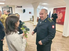 Pożegnanie zasłużonego strażaka