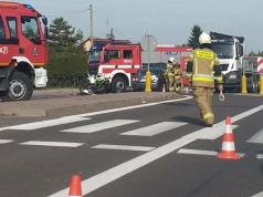 Wypadek na DK94 w kierunku Rzeszowa. Motocyklista trafił do szpitala