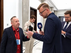 Awantura podczas rozmowy z Hołownią. Musiała interweniować Straż Marszałkowska