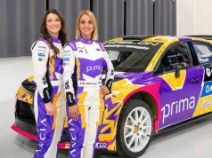 Rachele Somaschini w Lancii Ypsilon Rally2 HF Integrale na Rallylegend 2026