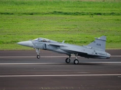 Pierwszy JAS-39E Gripen zmontowany w Brazylii oblatany