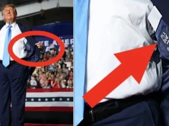 Donald Trump przyłapany! Nosi garnitur, na który stać Kowalskiego