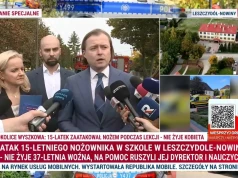 Atak nożownika w szkole - nie żyje woźna. W piątek na terenie gminy lekcje się nie odbędą