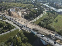 Otwarcie nowego mostu w Sandomierzu nastąpi w 2027 roku. Trwa budowa węzła