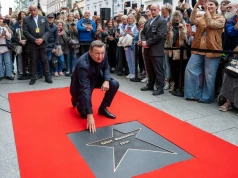 Robert Więckiewicz odsłonił swoją gwiazdę na Piotrkowskiej