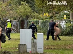 Nagi 26-latek biegał po Pradze-Północ. Interweniowała policja