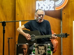 Tomek Lipiński w Radiu Łódź. Ikona polskiego rocka spotkała się z fanami