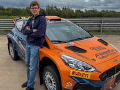 Abramowski wsiada do Forda Fiesty Rally2
