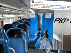 Aktor opublikował zdjęcia z pociągu. I się zaczęło. "Kultura wymaga, że..."