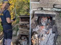 Strażnicy miejscy weszli z kontrolą. W piecu spalano płyty meblowe