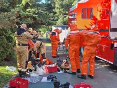 Podejrzana przesyłka w urzędzie. Ćwiczenia służb ratowniczych w Garbowie