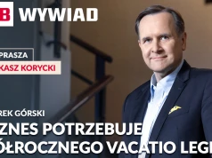 Prezydent Konfederacji Lewiatan: Sześć miesięcy vacatio legis to minimum dla biznesu