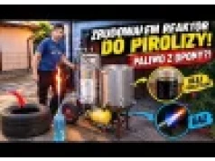 Zbudowałem reaktor do pirolizy! Paliwo z opony?!