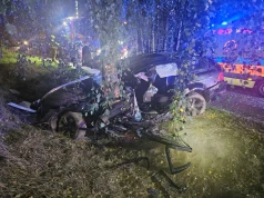 Tragiczny wypadek w Woli Sernickiej-Kolonii. Nie żyje 18-letni kierowca BMW