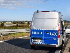 Wjechał w barierę energochłonną. Widział dziką zwierzynę?