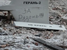 Ukraina zestrzeliwuje drony odrzutowe, w tym Gerań-5, zrobotyzowanymi wieżyczkami z AI