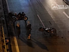 Zderzenie motocyklisty z autem na trasie S8. Dwa pasy były zablokowane