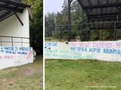 Akt bezmyślnego wandalizmu w Gietrzwałdzie. Sanktuarium apeluje o pomoc i zgłasza sprawę policji