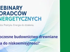 Już 13 października ciekawy webinar WFOŚiGW. Nowoczesne budownictwo drewniane w centrum uwagi