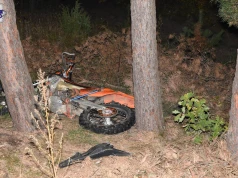Nocne poszukiwania motocyklisty. Zadzwonił po pomoc, nie wiedział, gdzie jest