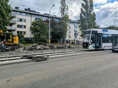 Zerwany pantograf. Problemy z komunikacją na Pomorzanach