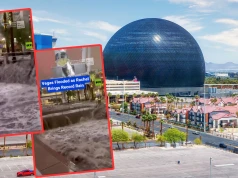Rekordowe opady w Las Vegas. Ulice zamieniły się w rwące potoki